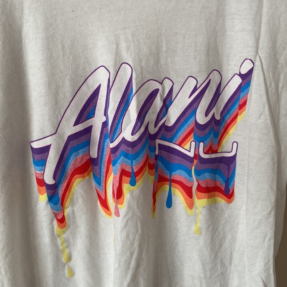 🌼3 for $15🌼 White and Rainbow Graphic T-Shirt - Picture 2 of 6